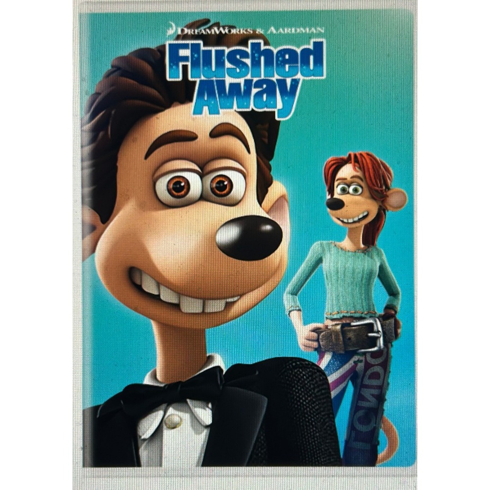 Flushed Away DVD Disc Only Hugh Jackman Kate Winslet DreamWorks Animated Movie